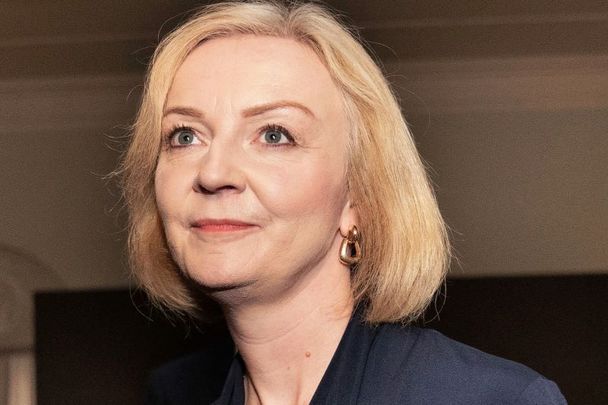 September 20, 2022: Britain\'s Prime Minister Liz Truss at The Ukrainian Institute of America in New York City where they viewed an exhibition illustrating the atrocities taking place in Ukraine. The Prime Minister is visiting New York for the UN General Assembly general debate where she will make her speech to the Assembly on Wednesday, September 21.
