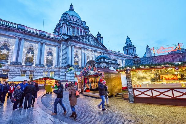 Christmas markets in Belfast, Northern Ireland.