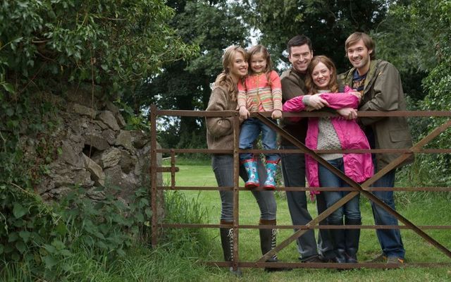 Family on holiday in Ireland