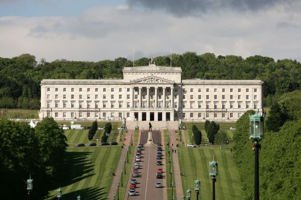 Stormont, the seat of the Northern Ireland Assembly, in Belfast, Northern Ireland.