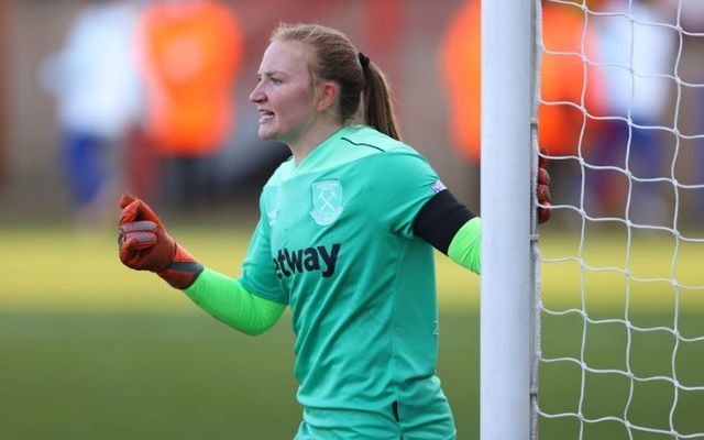 March 7, 2021: Courtney Brosnan during the Barclays FA Women\'s Super League match.