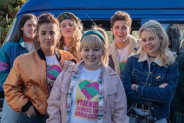 A still from \"Derry Girls\" season two.