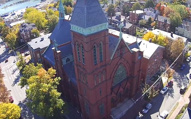 The Maine Irish Heritage Center is housed in the former St. Dominic\'s Church, which was built by Irish immigrants in 1892.