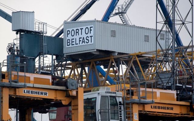 January 17, 2023: General views of the Belfast Harbour estate in Belfast, Northern Ireland.