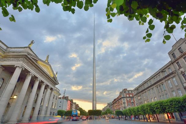 The Spire on Dublin\'s O\'Connell Street.