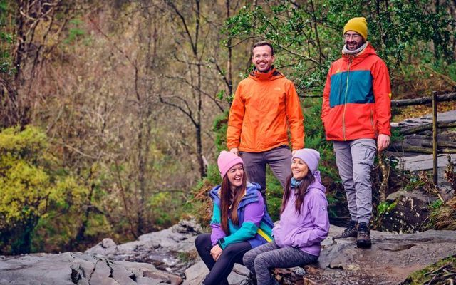 Hiking, Glenbarrow, Slieve Bloom Mountains, Co Laois