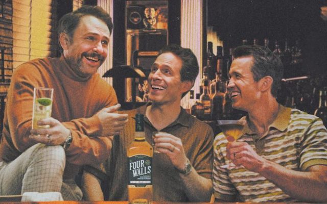 Charlie Day, Glenn Howerton and Rob McElhenney\'s Four Walls Whiskey is coming to a bar near you.
