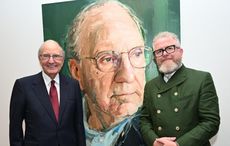 Irish Arts Center unveils Belfast artist's portrait of Senator George Mitchell