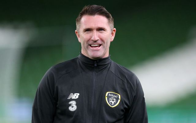 Robbie Keane assistant manager of Republic of Ireland during the International Friendly match between Republic of Ireland and New Zealand at Aviva Stadium on November 14, 2019, in Dublin, Ireland.