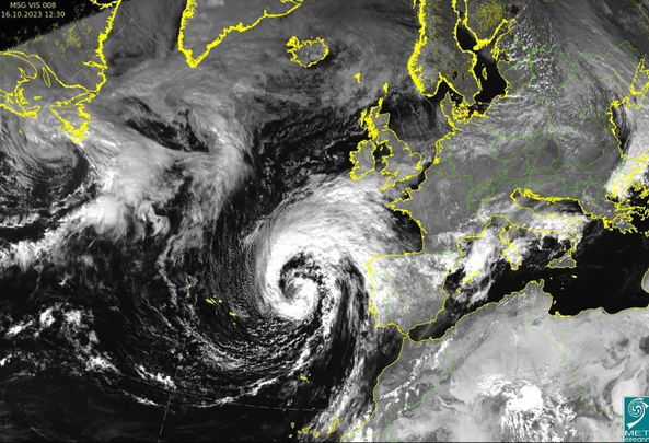 Storm Babet causes chaos in southern Ireland.