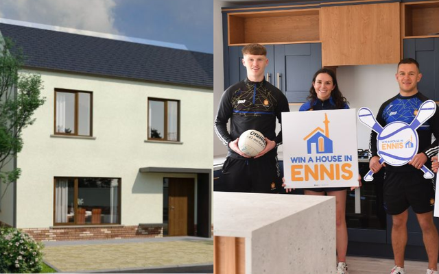 The \"Win a House in Ennis\" will see one lucky winner receive keys to a new house in the medieval town of Ennis