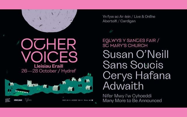 Other Voices Cardigan will feature live music streams on Friday, October 27 and Saturday, October 28.