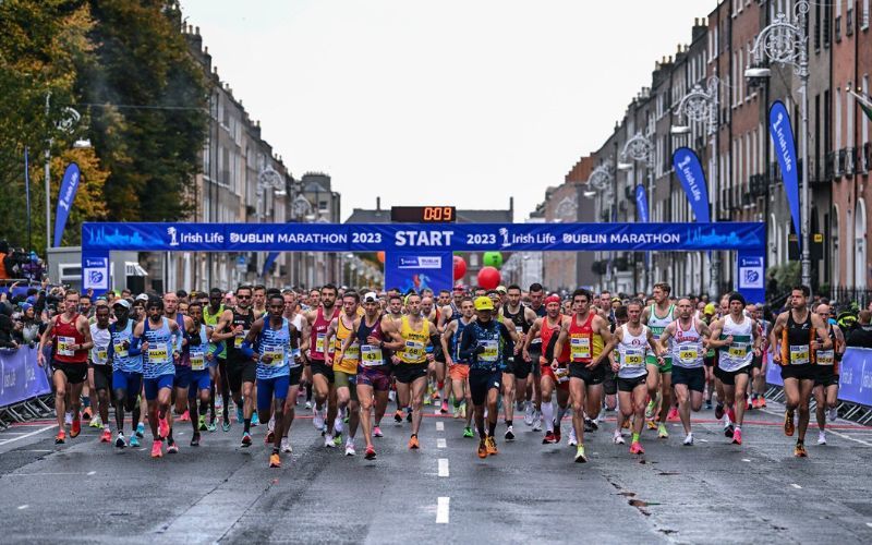 Dublin Marathon winner sets new record as more than 22k course through Ireland’s capital