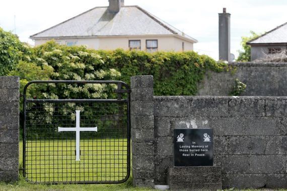 A Memorial at the Tuam mother and baby home. 