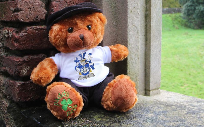 Christmas gifts for kids from Ireland: Meet Ború the Irish Family Crest Teddy Bear