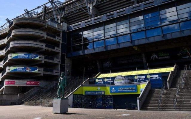 The exterior of Croke Park in Dublin.