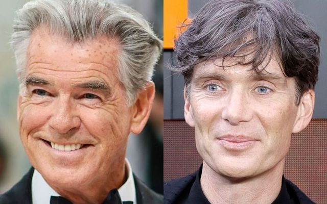 Irish actors Pierce Brosnan and Cillian Murphy.