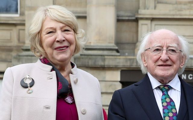 Sabina Higgins and her husband, President of Ireland Michael D. Higgins, pictured here in 2019.