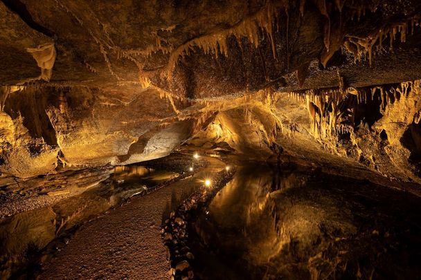 The Marble Arch Caves, in County Fermanagh.