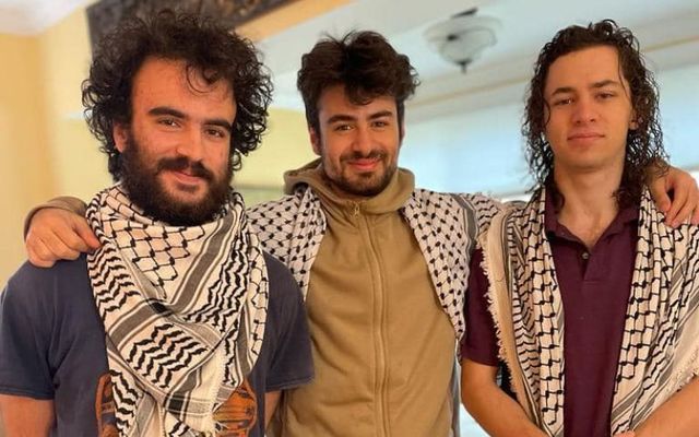 (L to R) Tahseen Ahmed, Kenan Abdelhamid, and Hisham Awartani were shot in Burlington, Vermont on Saturday night, November 25.
