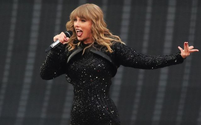 Taylor Swift performing in Dublin\'s Croke Park.