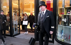 WATCH: Christmas magic in the heart of Dublin as doorman serenades shoppers