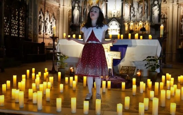 Talented Cork girl Emma Sophia, 7, sings \'O Holy Night\' in her newly released music video.
