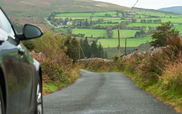 Driving in Ireland.