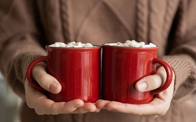  Nothing beats a piping cup of hot chocolate in the winter months. 