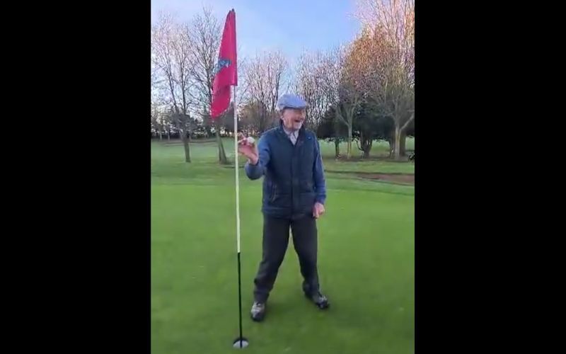 WATCH: Brilliant moment Limerick man, 91, lands his first-ever hole-in-one