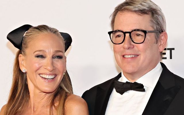 October 5, 2023: Sarah Jessica Parker and Matthew Broderick attend the New York City Ballet 2023 Fall Fashion Gala at David H. Koch Theater, Lincoln Center in New York City.