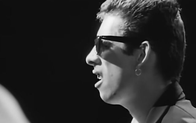 Shane MacGowan in the music video for The Pogues\' \"Fairytale of New York.\"
