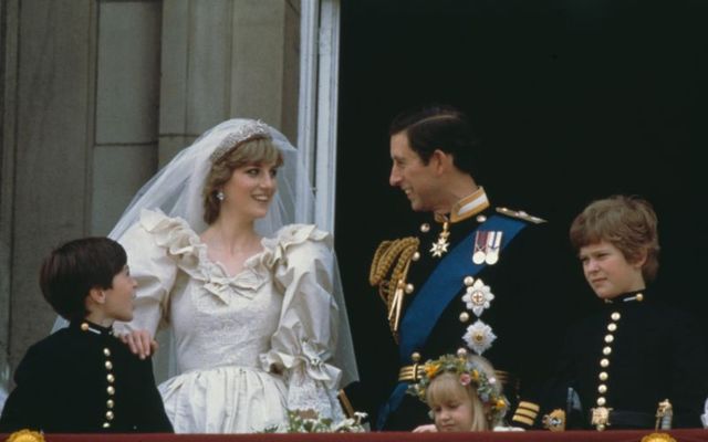 Prince Charles and Lady Diana on the balcony of Buckingham Palace after their wedding in London, England, 29th July 1981. 