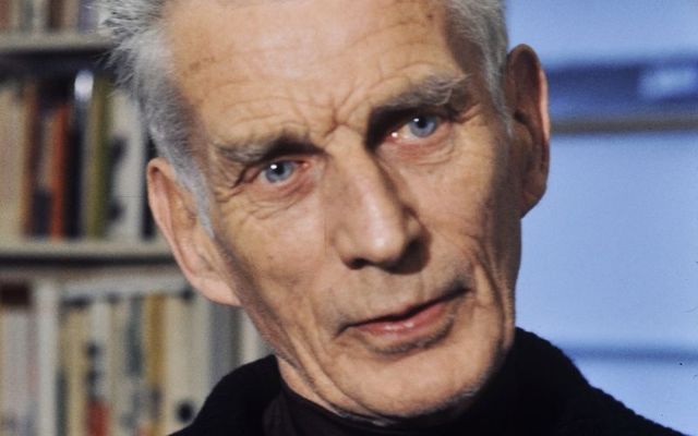 Irish playwright Samuel Beckett, pictured here in 1977.