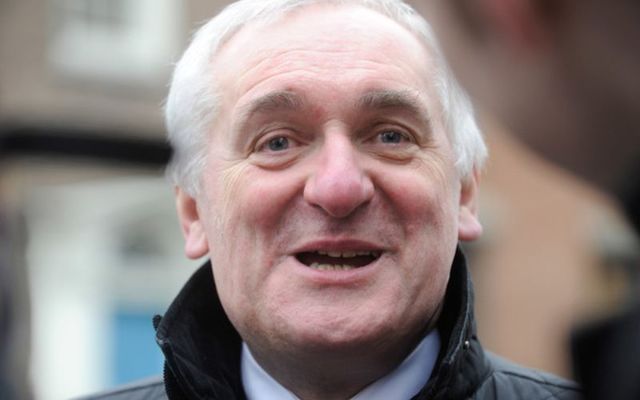 Former Taoiseach Bertie Ahern. 