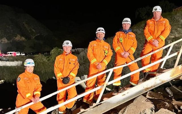 Members of the K9 Search and Rescue NI team in December. 