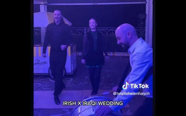 This wedding blended their Irish and Iraqi cultures masterfully.