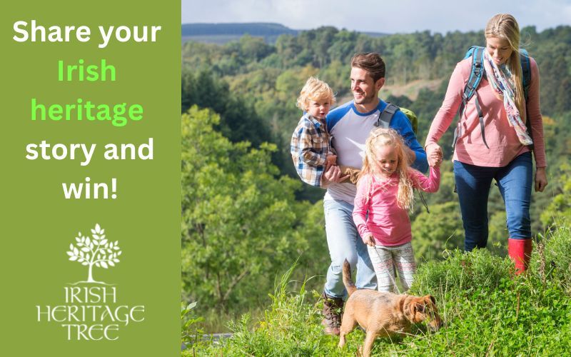 Share your Irish family tree story this St. Patrick's Day and win a tree planted in Ireland 