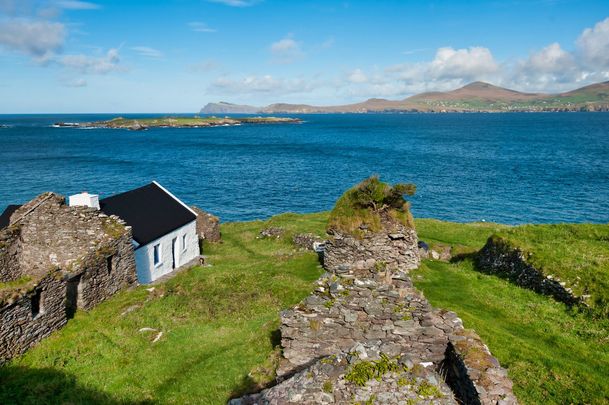 Great Blasket Island off the coast of Kerry. 