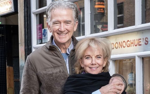 Patrick Duffy and Linda Purl in Dublin, Ireland.