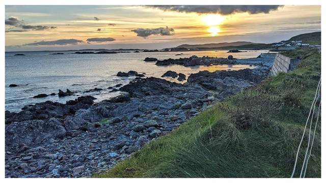 The Connemara coastline, in Galway.