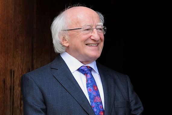 President of Ireland Michael D. Higgins. 