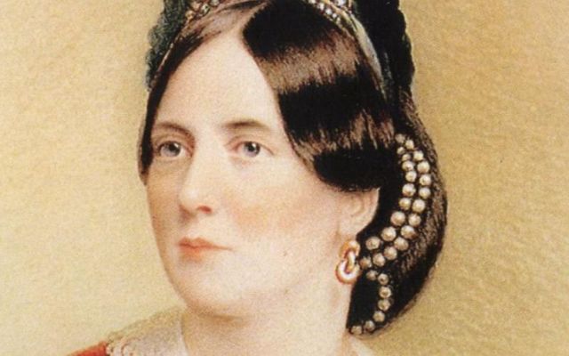An 1864 portrait of Lady Wilde by Bernard Mulrenin.