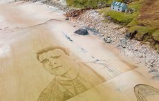 WATCH: Oscar nominee Colin Farrell celebrated with stunning sand art on Achill Island