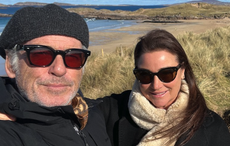 Pierce Brosnan is loving filming “Four Letters of Love” in Donegal