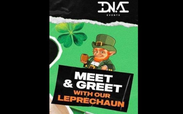 The Manchester club Cargo was running a \"leprechaun meet and greet\" for St. Patrick\'s Day.