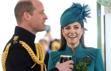 WATCH: Irish Guards get St. Patrick's Day visit from Kate and William