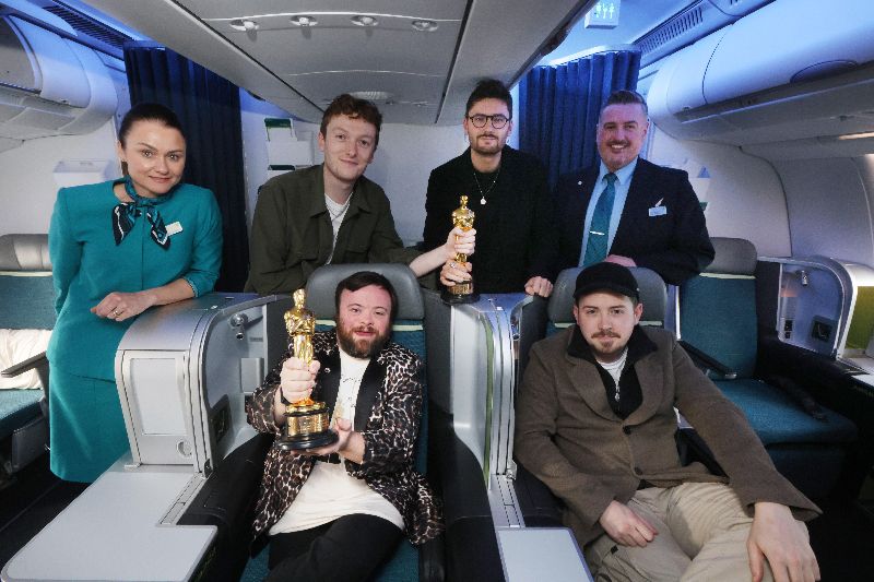 An Irish Hello! Oscar winners get a warm welcome back home in Ireland