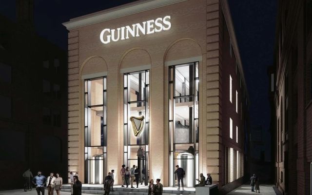 A rendering of the proposed Guinness Brewhouse at 1 Mercer Walk.