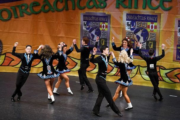 March 27, 2018: Irish dancers compete in day four of CLRG\'s World Irish Dancing Championships in Glasgow, Scotland.